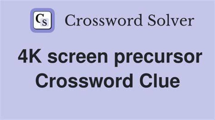 4K Crossword Clue