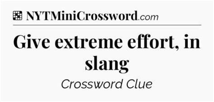 Abandon an effort, in slang Crossword Clue