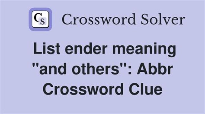 Abbr. meaning “in particular” Crossword Clue