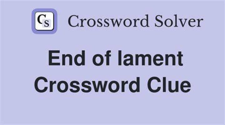 Acher’s lament Crossword Clue