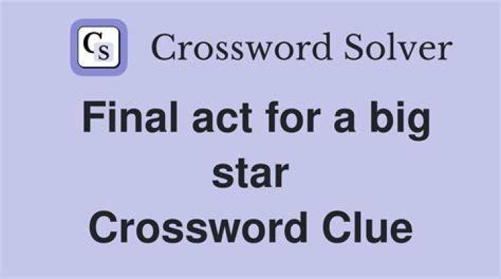 Act big? Crossword Clue