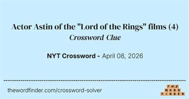 Actor Astin Crossword Clue