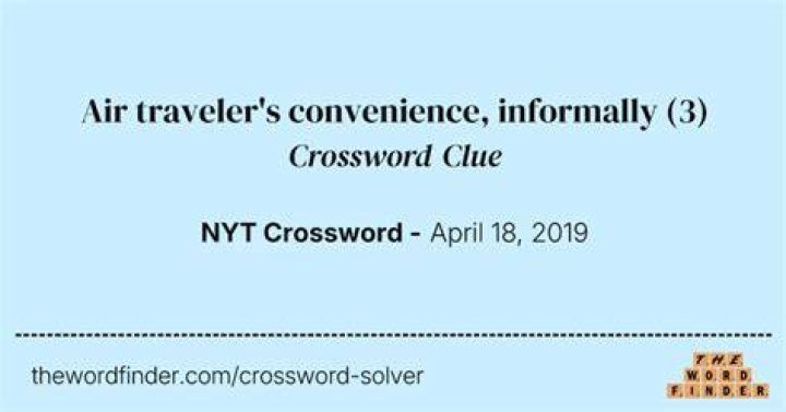 Air traveler’s accumulation Crossword Clue
