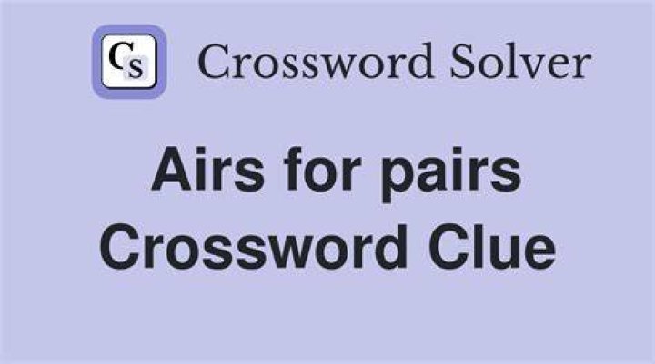 Airs Crossword Clue