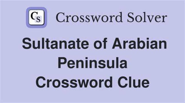 Arabian Peninsula resident Crossword Clue