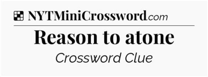 Atone for Crossword Clue