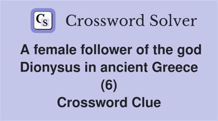 Attendant of Dionysus Crossword Clue