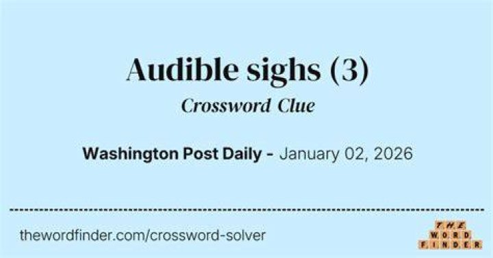 Audible finger wags Crossword Clue