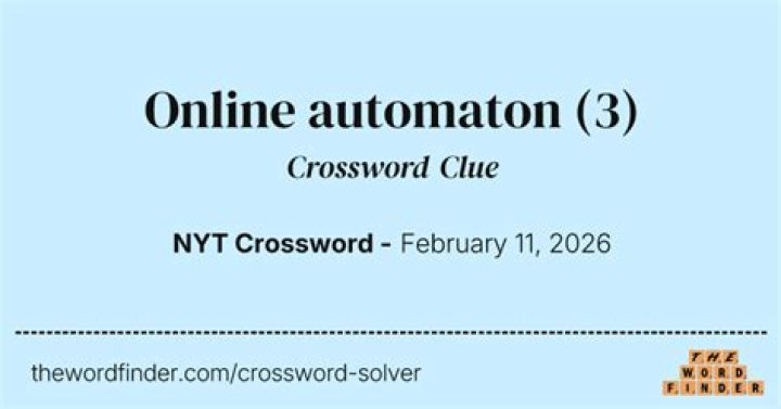 Automaton of folklore Crossword Clue