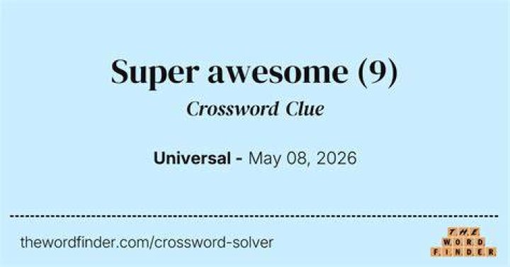 Awesome time Crossword Clue