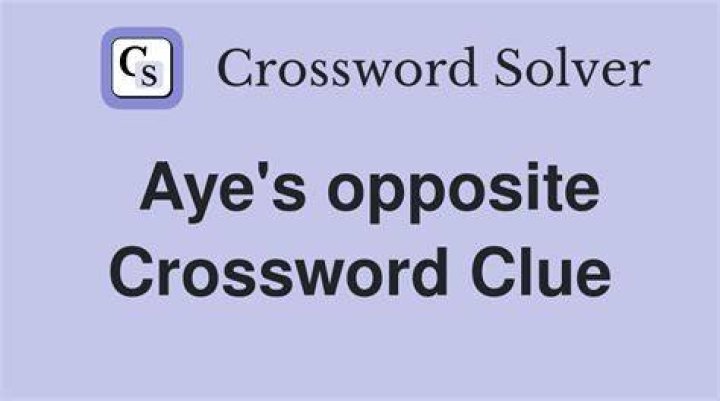 “Aye” or “Oui”? Crossword Clue