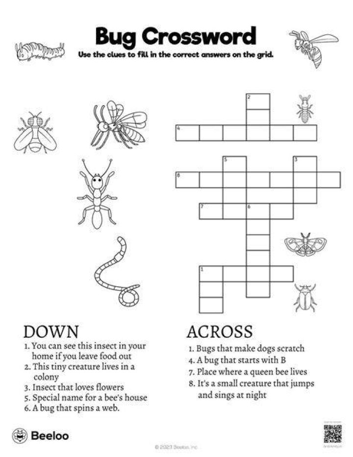 Baby bug Crossword Clue