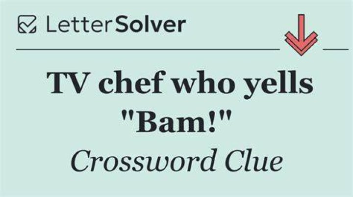 “Bam!” chef Crossword Clue