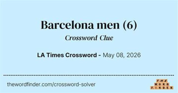 Barcelona or Belfast, to Boston Crossword Clue