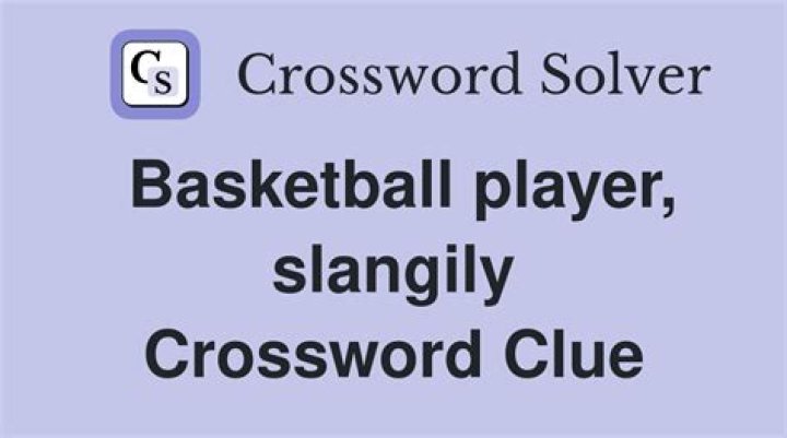 Basketball player, in old slang Crossword Clue