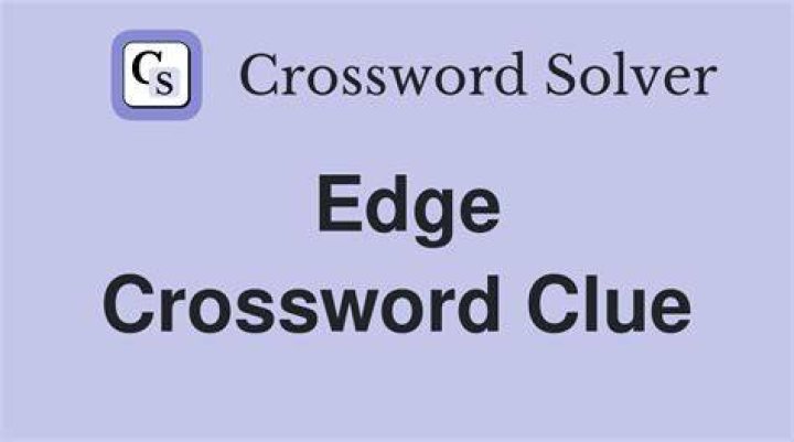 Basted edge Crossword Clue