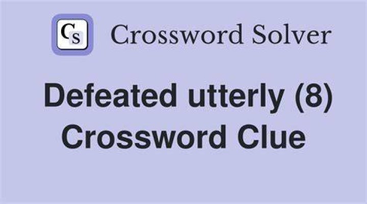 Be defeated by Crossword Clue