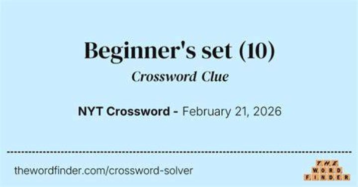 Beginner’s edition? Crossword Clue