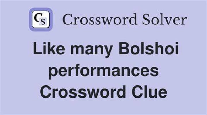 Bends at the Bolshoi Crossword Clue