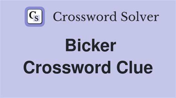 Bicker Crossword Clue