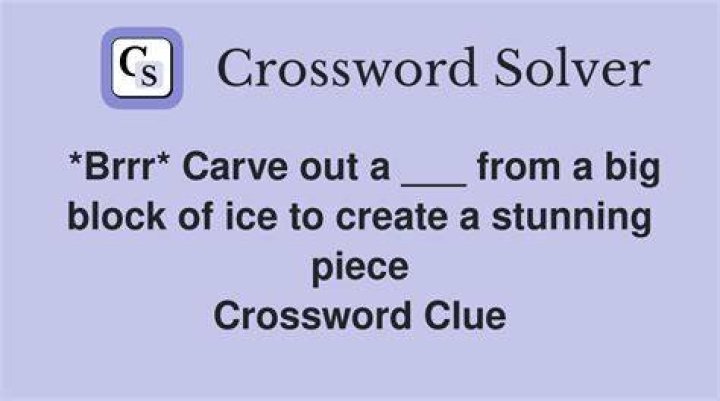 Big block Crossword Clue