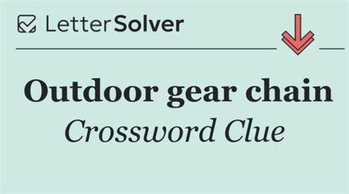 Big retailer of outdoor gear Crossword Clue