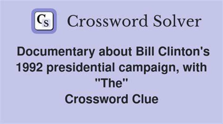 Bill Clinton’s was in the 1990s Crossword Clue