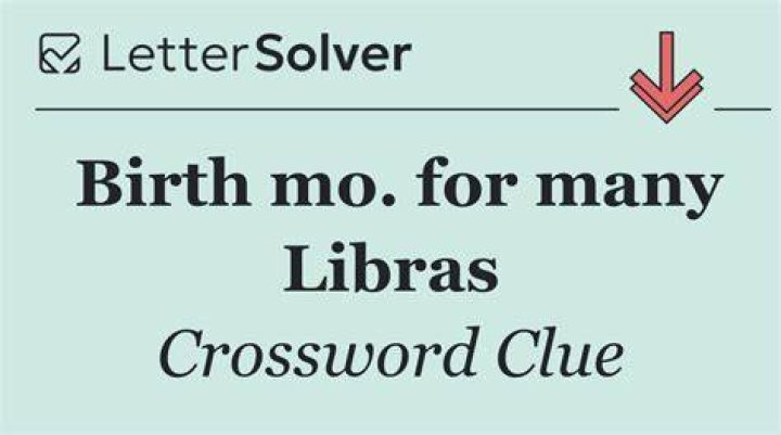 Birthstone for many Libras Crossword Clue