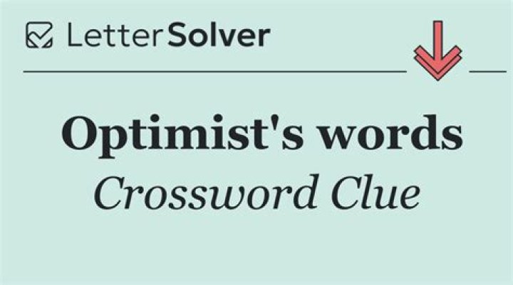 Blind optimist’s downfall Crossword Clue