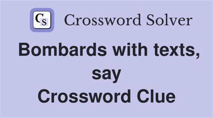 Bombards Crossword Clue