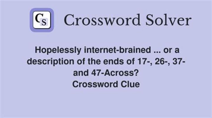 ___-brained Crossword Clue