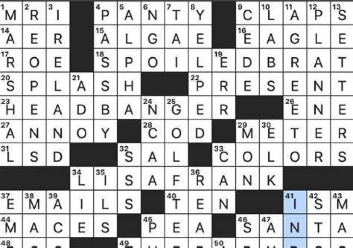 Brand of school supplies known for its dazzling rainbow designs Crossword Clue
