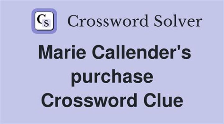 Canner’s purchase Crossword Clue