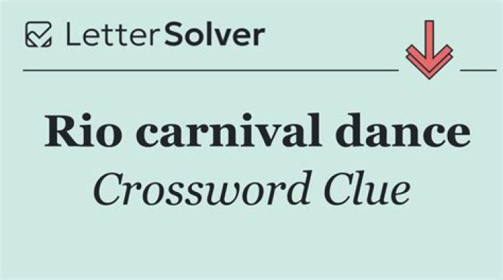 Carnival dance Crossword Clue