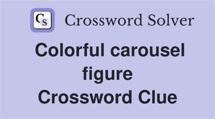 Carousel figure Crossword Clue