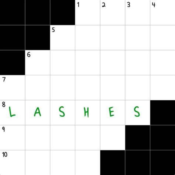 Cause of a mascara streak Crossword Clue
