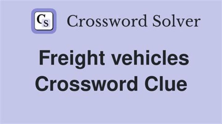 Certain freight car cargo Crossword Clue