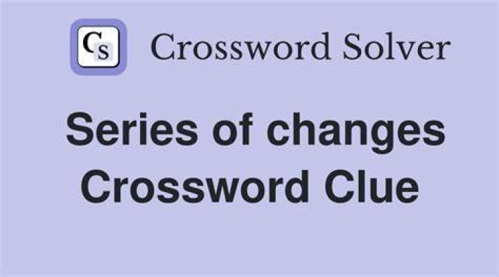 Changes Crossword Clue