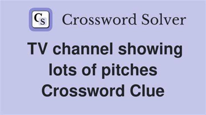 Channel Crossword Clue