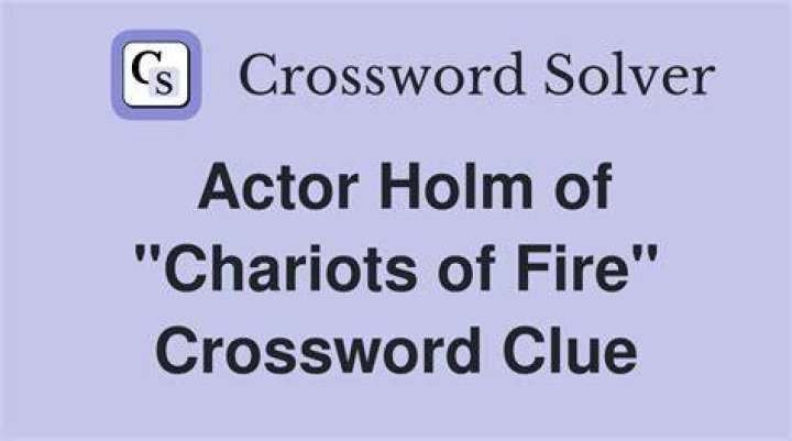 “Chariots of Fire” filming locale Crossword Clue