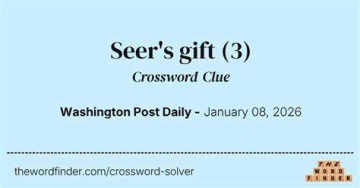 Chatterbox’s “gift” Crossword Clue