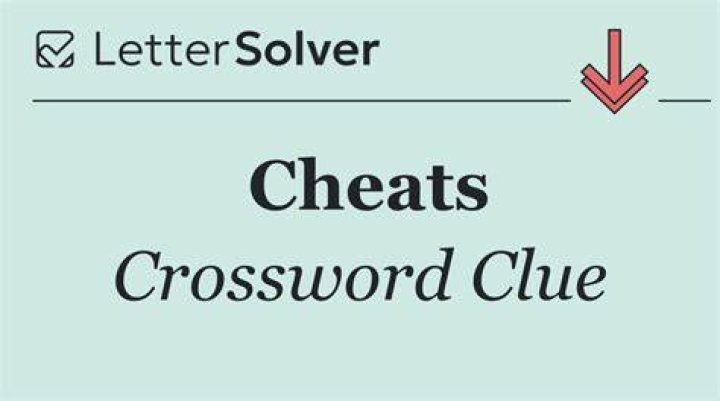 Cheats on Crossword Clue