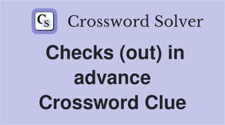 Checks out, in a way Crossword Clue