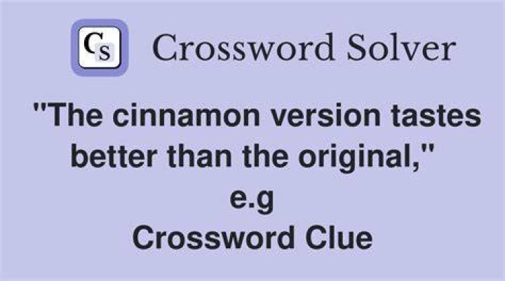 Cinnamon buns and such Crossword Clue