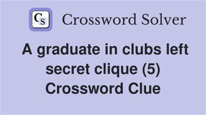 Clique Crossword Clue
