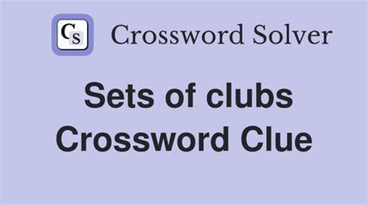 Clubs Crossword Clue