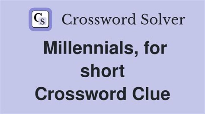 Cohort before millennials, for short Crossword Clue