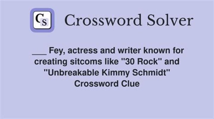 Comic actor who co-created “Unbreakable Kimmy Schmidt” Crossword Clue