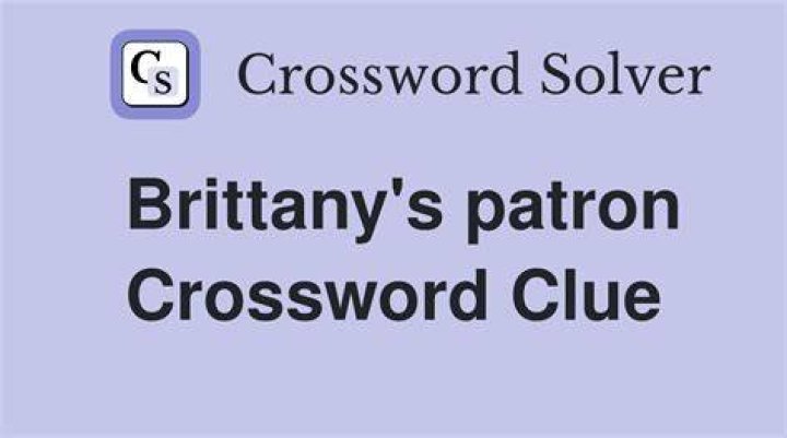 Companion in Brittany Crossword Clue