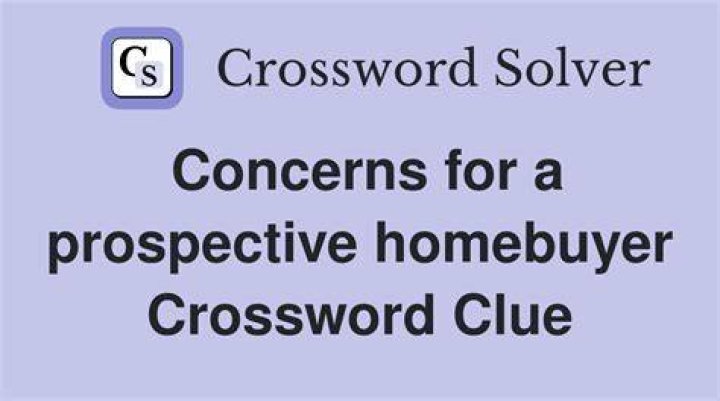 Concerns for homeowner associations Crossword Clue